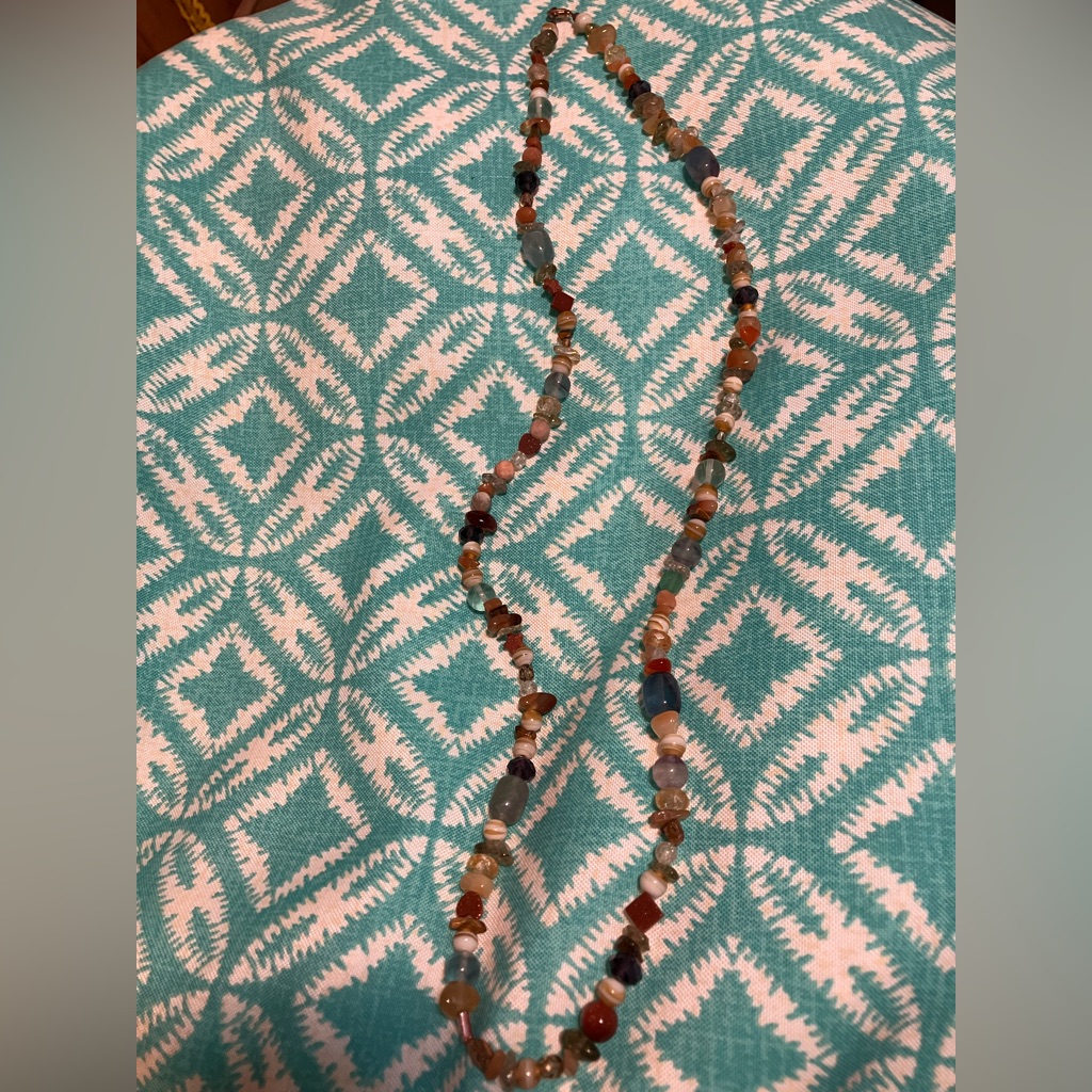 Extra Long 1920’s Style Necklace With Crystal Beads - Nwt